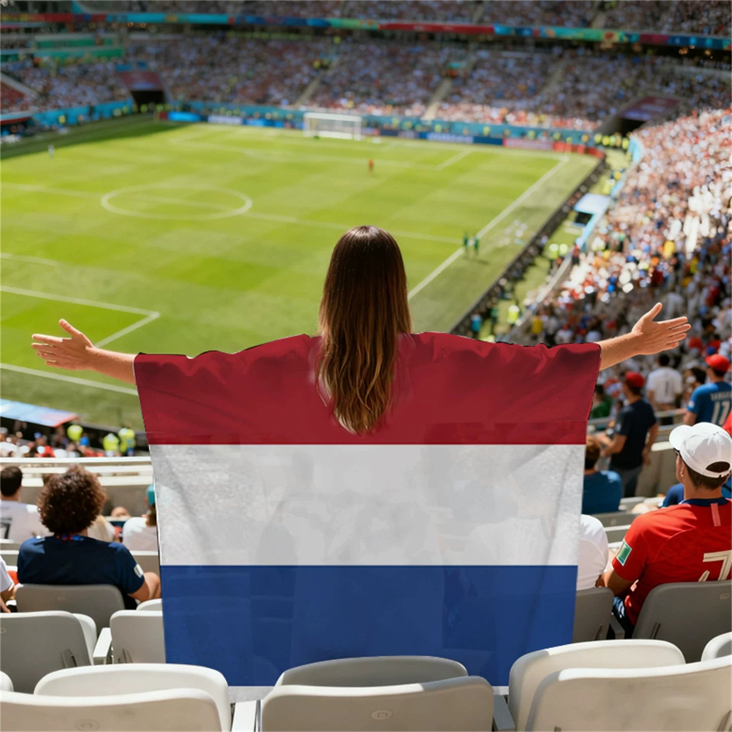 World Cup supporter cape