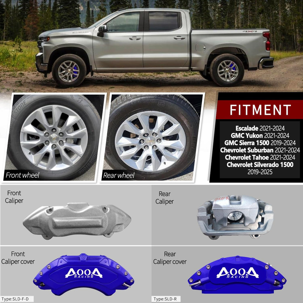 Car aluminum alloy special car special buckle screw fixed caliper cover (4PCS luxury upgrade version) - VelosoleCar aluminum alloy special car special buckle screw fixed caliper cover (4PCS luxury upgrade version)car - accessories