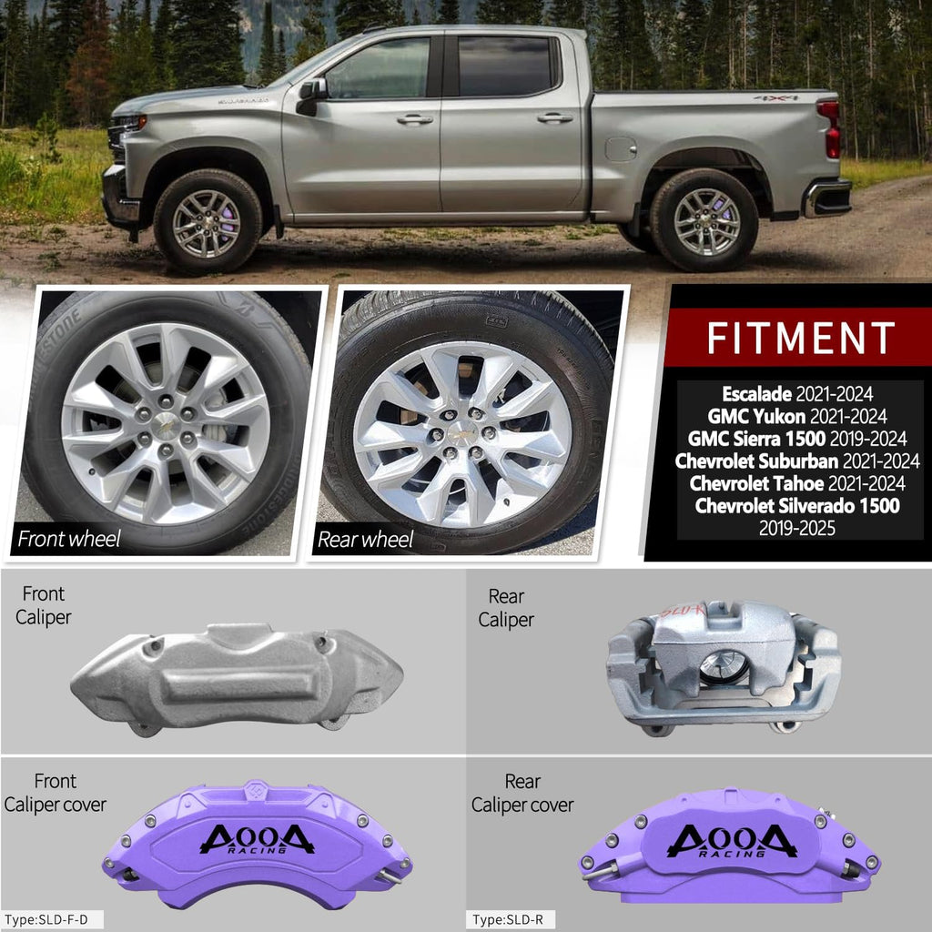 Car aluminum alloy special car special buckle screw fixed caliper cover (4PCS luxury upgrade version) - VelosoleCar aluminum alloy special car special buckle screw fixed caliper cover (4PCS luxury upgrade version)car - accessories