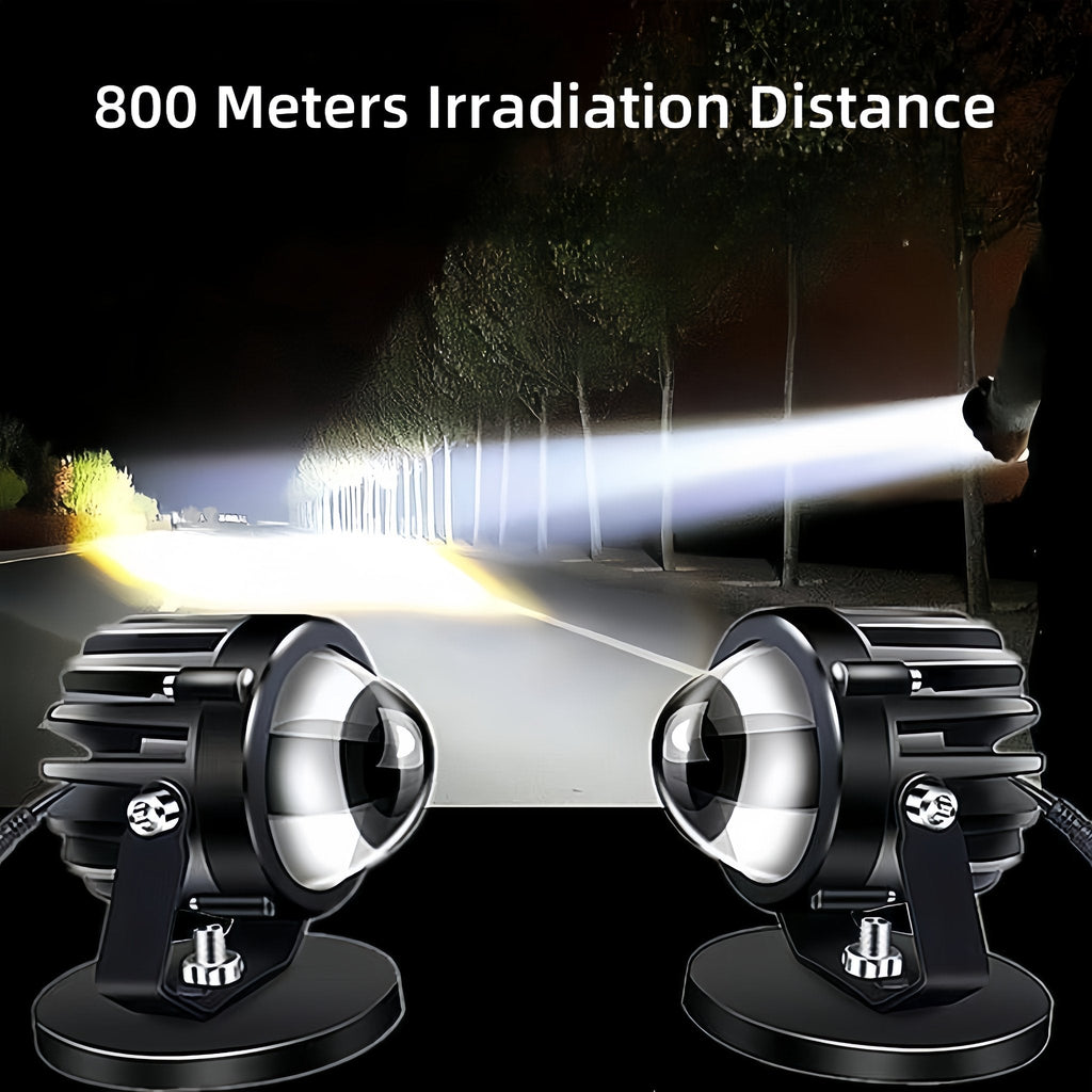 Car LED high beam laser large lens spotlight - VelosoleCar LED high beam laser large lens spotlightcar - accessories