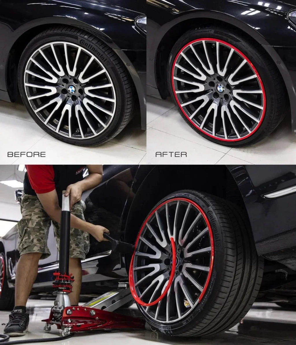 Car wheel protection ring anti - collision strip anti - scratch strip anti - scratch rubber strip - VelosoleCar wheel protection ring anti - collision strip anti - scratch strip anti - scratch rubber strip