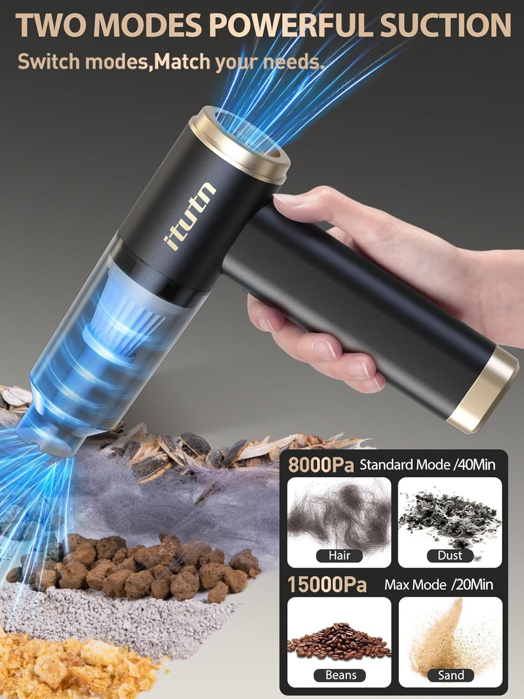 Mini Portable Vacuum for Car, Handheld Small Vacuum Cleaner - VelosoleMini Portable Vacuum for Car, Handheld Small Vacuum Cleanercar - accessories